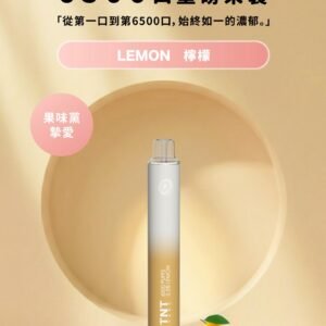 【檸檬】TNT拋棄式6500口一次性小煙 拋棄式果汁推薦