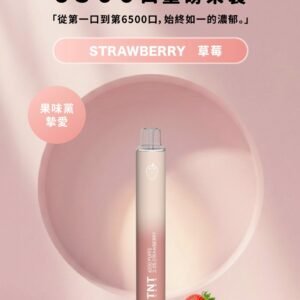 【草莓】TNT拋棄式6500口一次性小煙 拋棄式果汁推薦