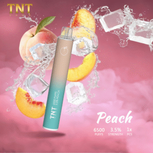 【水蜜桃】TNTVAPE拋棄式6500口一次性小煙 拋棄式果汁推薦